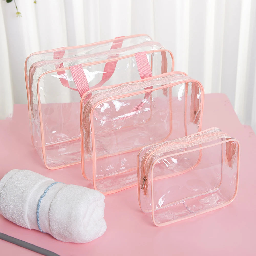 Transparent PVC Makeup & Wash Bag