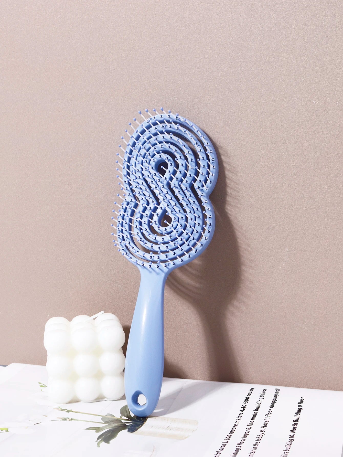 Hollow Out Anti-Static Detangling Massage Brush