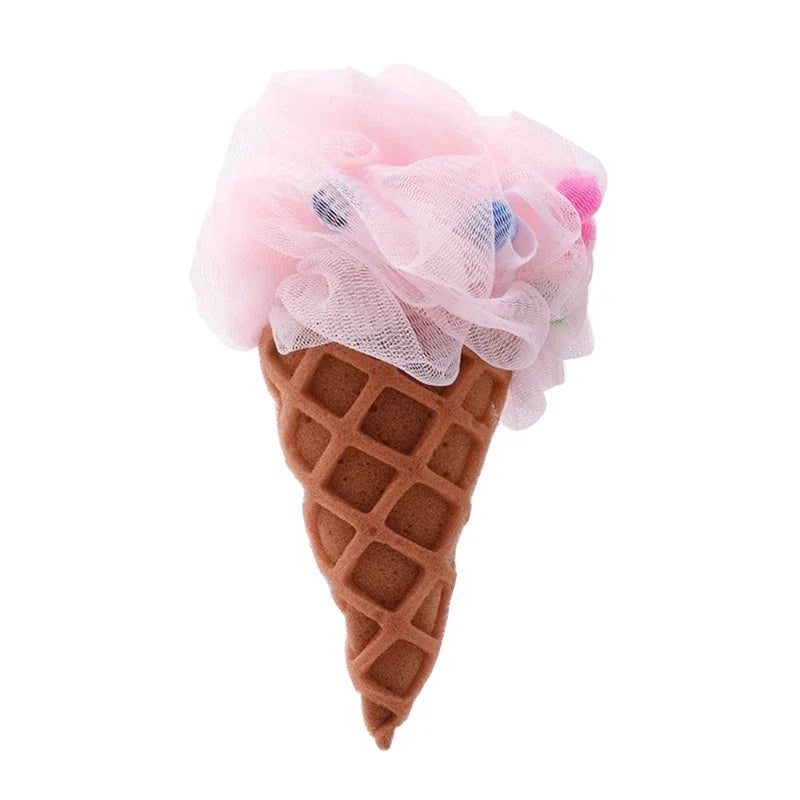 Ice Cream Mesh Body Scrubber