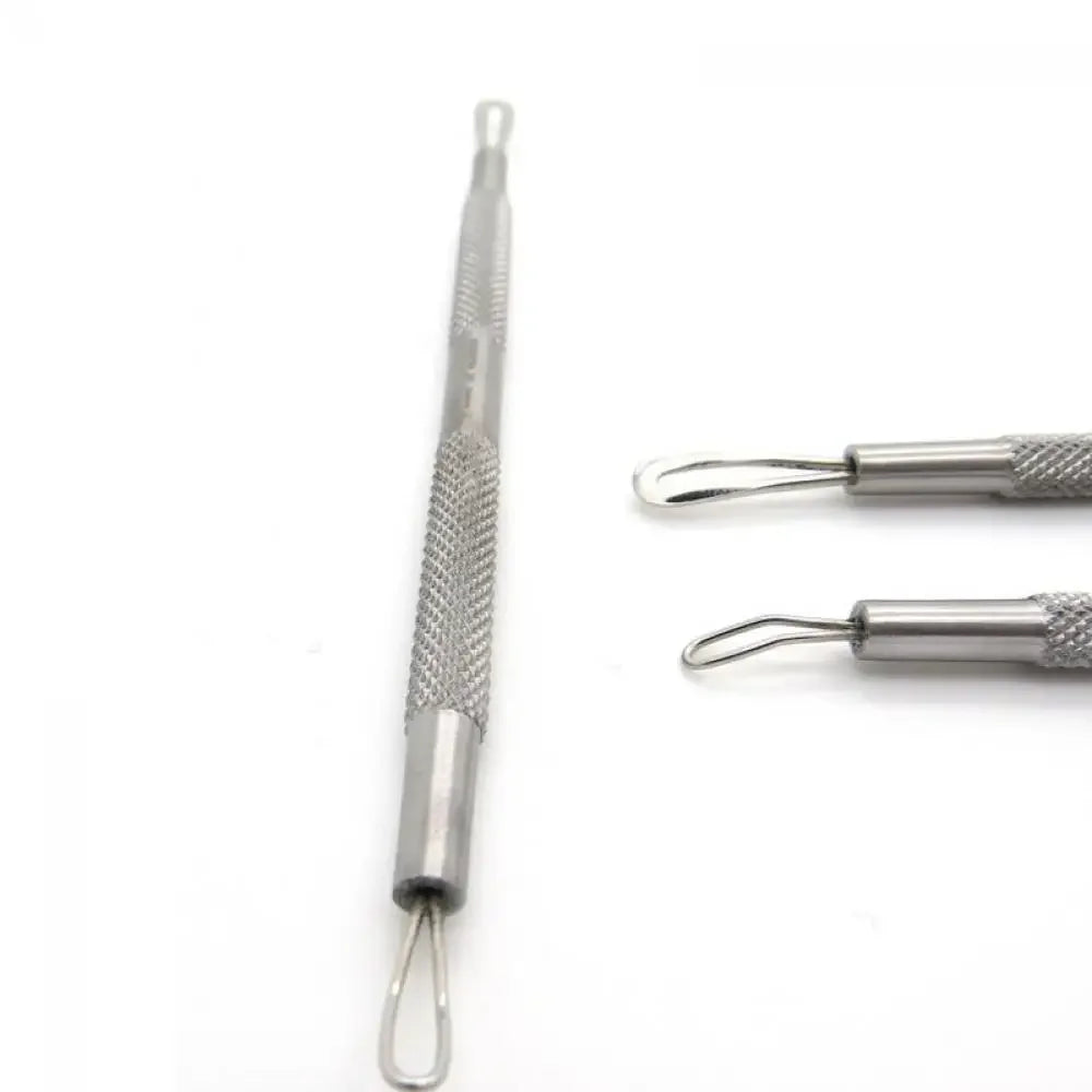 Professional Stainless Steel Double-Ended Acne and Blackhead Extractor Tool