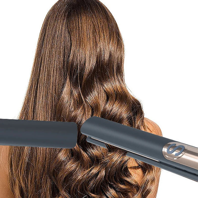 Professional Ceramic Tourmaline 2-in-1 Hair Straightener and Curler