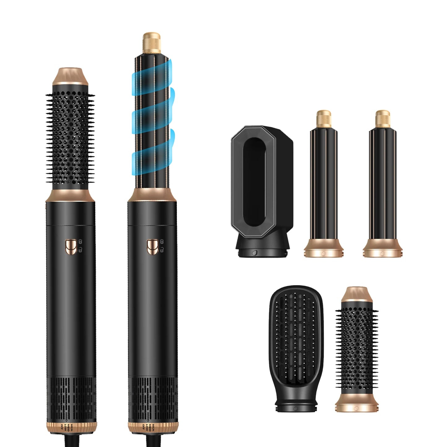 5-in-1 Professional High-Speed Hair Dryer and Hot Air Styling Brush