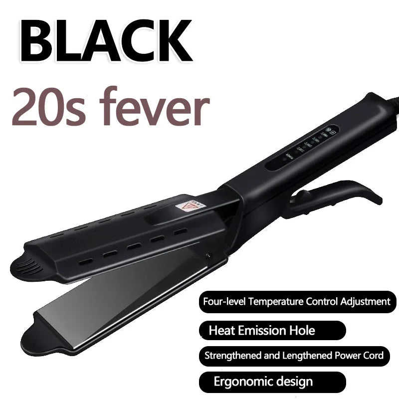 Dual-Use Hair Straightener Curler
