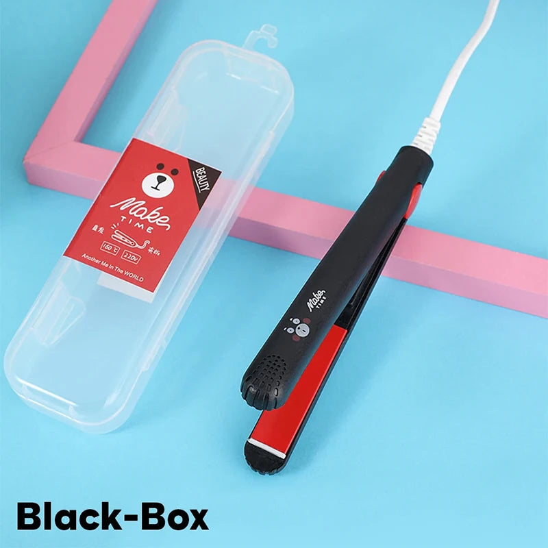 Portable Ceramic Hair Straightener and Curler