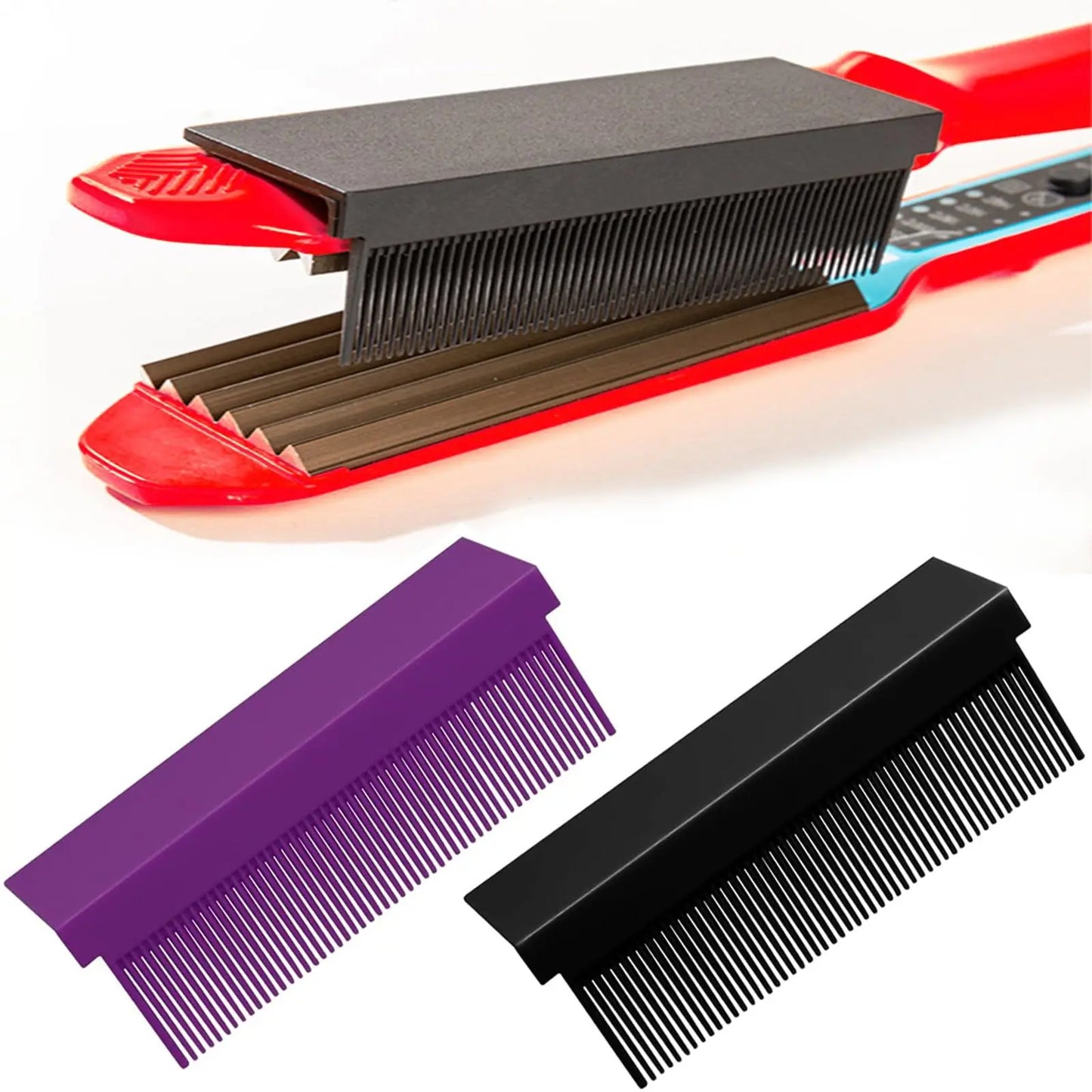 3PCS Washable V-Type Hair Straightener Comb Set