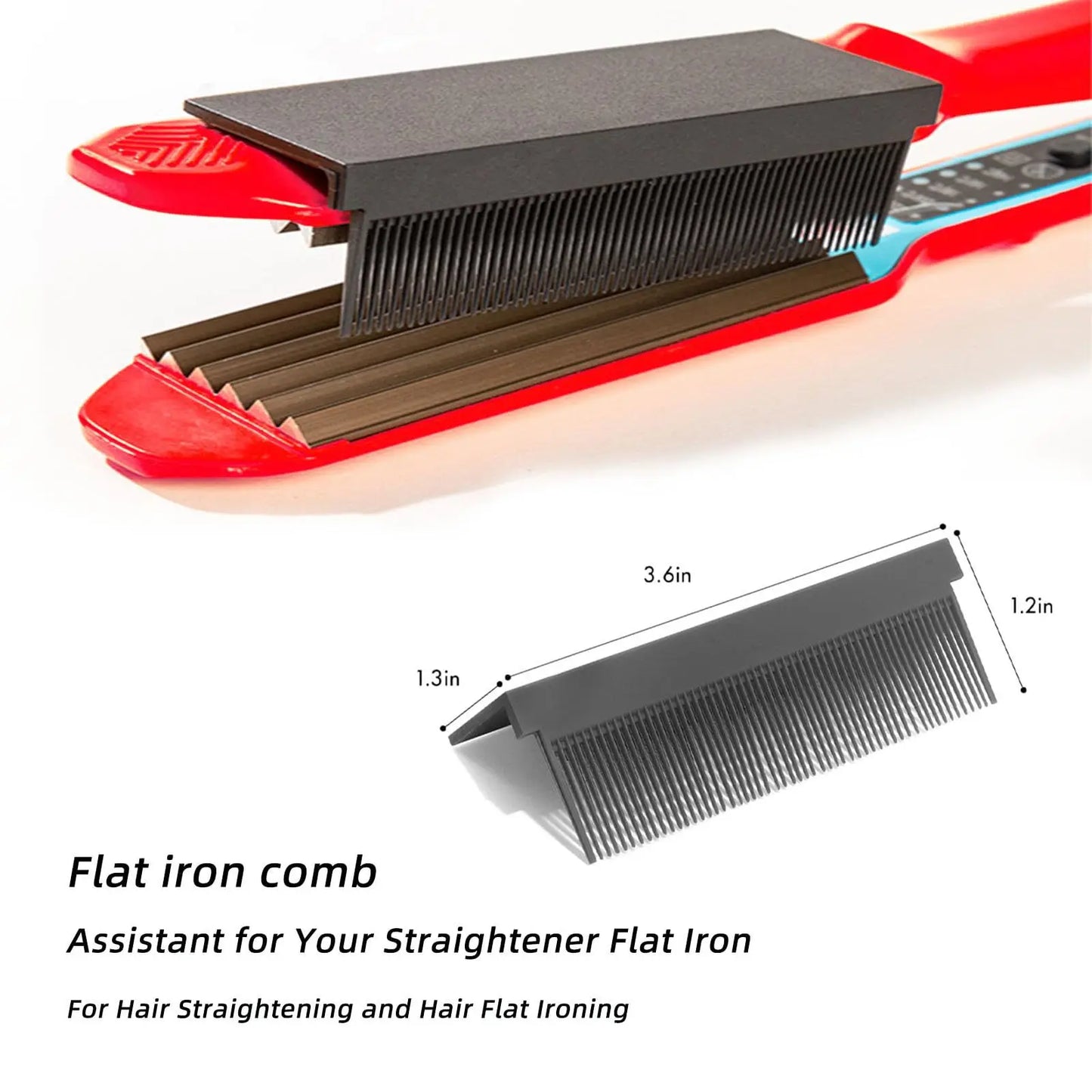 3PCS Washable V-Type Hair Straightener Comb Set