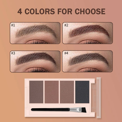 Four-Color Long-Lasting Eyebrow Powder