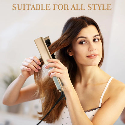 Touch Screen Titanium Wide Plate Hair Straightener