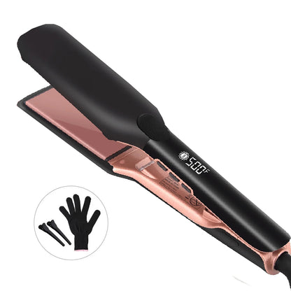 500°F Wide-Plate Plasma Ion Hair Straightener