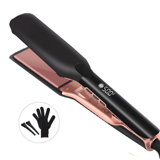 500°F Wide-Plate Plasma Ion Hair Straightener
