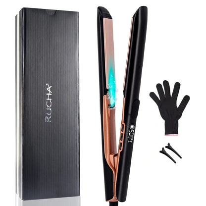500°F Keratin Flat Iron for Frizzy Damaged Hair Straightening