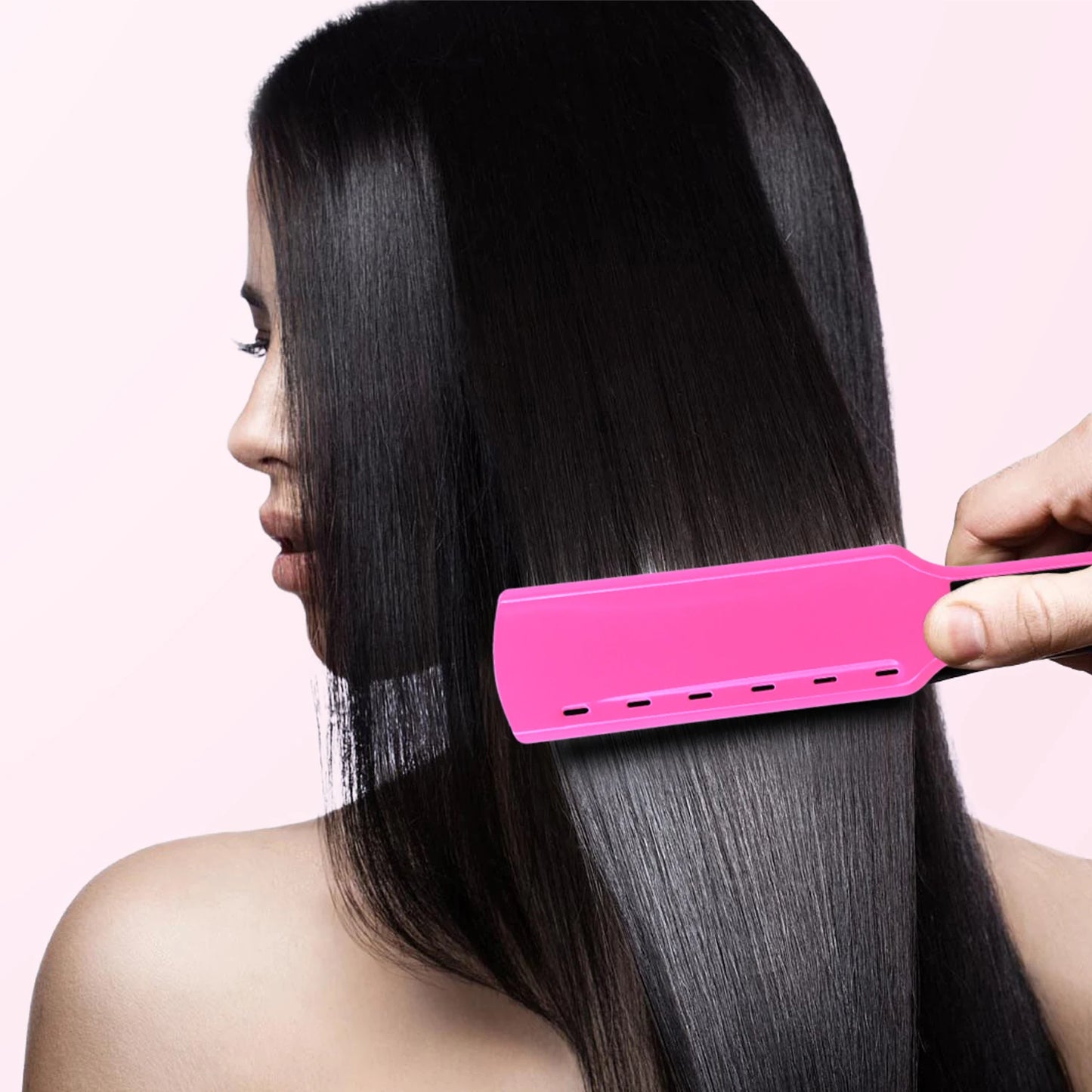 Professional Titanium Ionic Vibration Hair Straightener