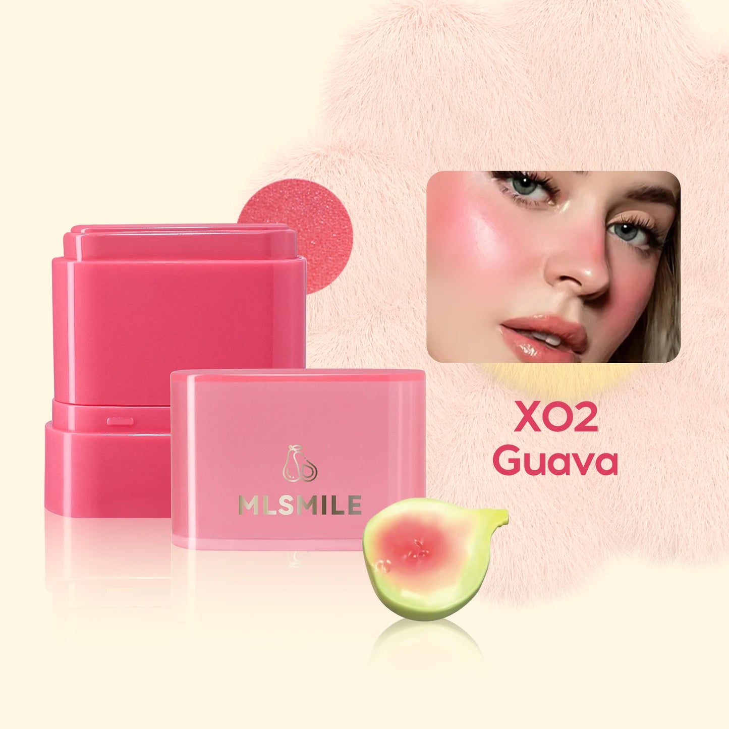 2-in-1 Fruit Blush Lipstick Stick