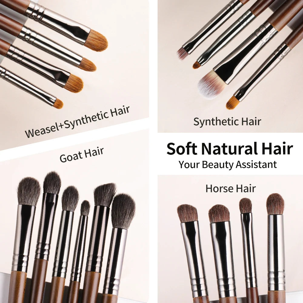 Natural Goat Hair Professional Eyeshadow Brush