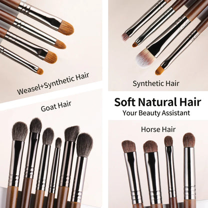 Natural Goat Hair Professional Eyeshadow Brush