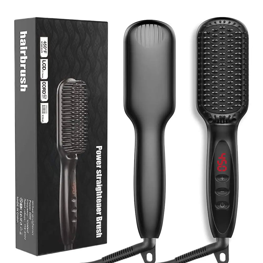 Quick-Heat Beard & Hair Straightening Comb