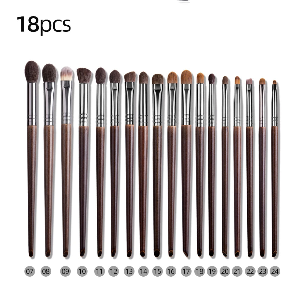 Professional Goat Hair Makeup Brush Set