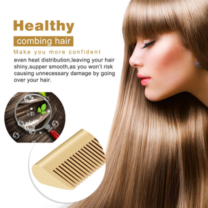 2-in-1 Electric Hot Comb Straightener and Curler