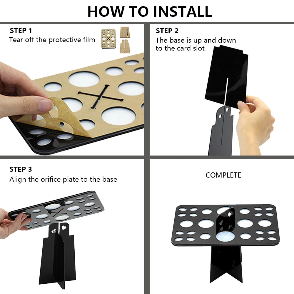 Makeup Brush Drying Tree Stand Organizer