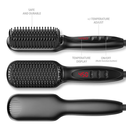 Quick-Heat Beard & Hair Straightening Comb