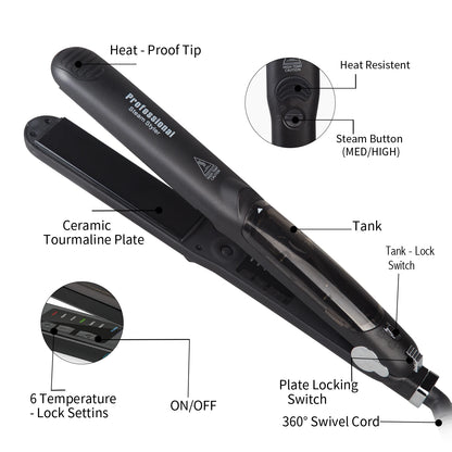 Professional Steam Ceramic Hair Straightener