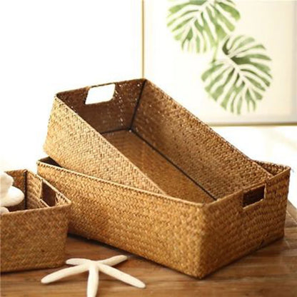 Natural Woven Seagrass Basket