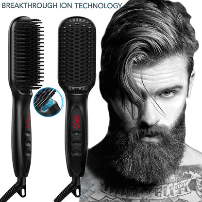 Quick-Heat Beard & Hair Straightening Comb