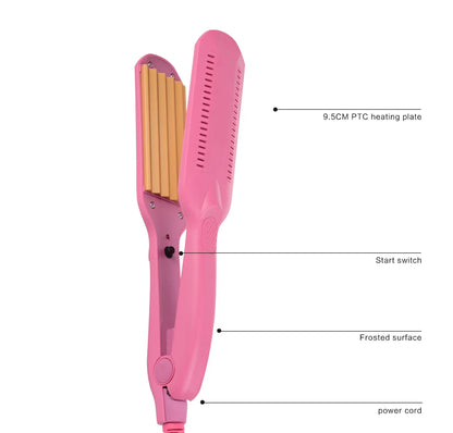 Professional Ceramic Hair Crimper and Curler