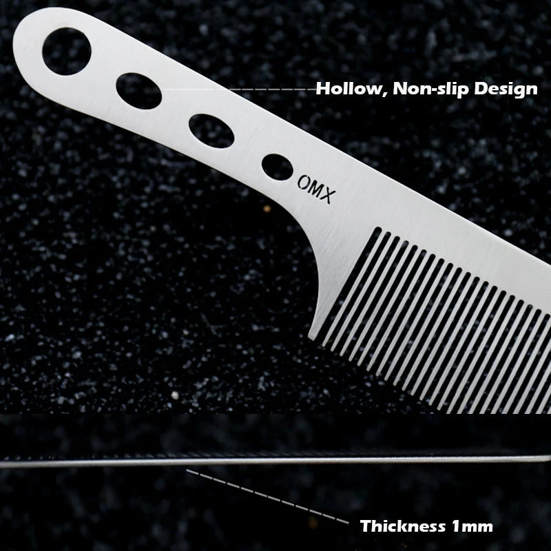 Titanium Steel Professional Barber Comb