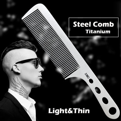 Titanium Steel Professional Barber Comb