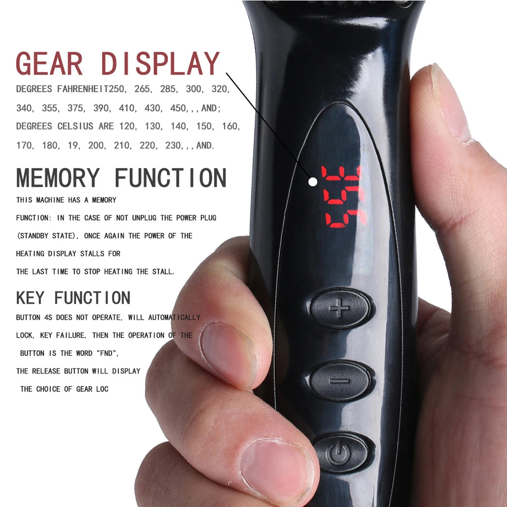 Quick-Heat Beard & Hair Straightening Comb