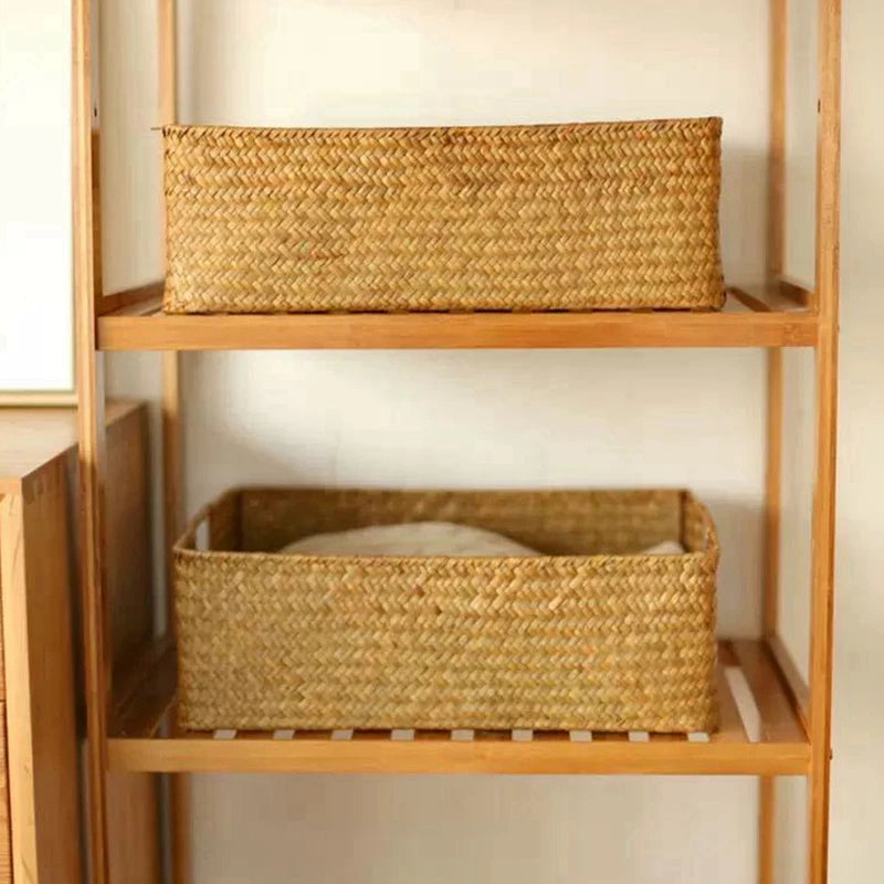 Natural Woven Seagrass Basket