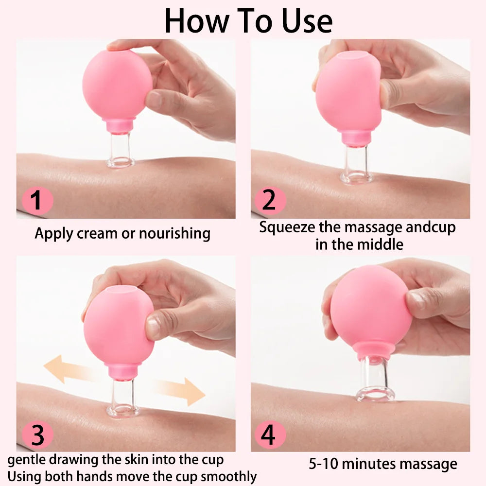 Silicone Vacuum Cupping Set