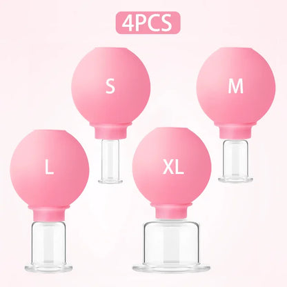 Silicone Vacuum Cupping Set