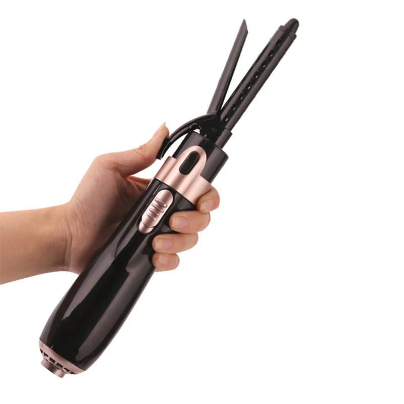 4-in-1 Salon Hot Air Brush Blow Dryer and Curler Set