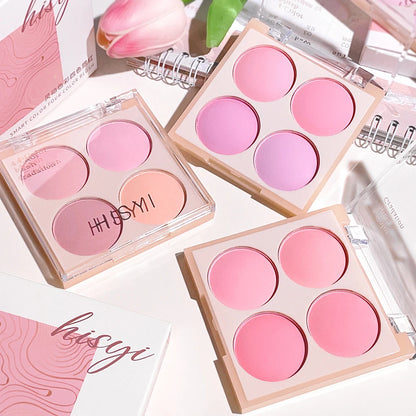 Four-Color Warm Blush Palette