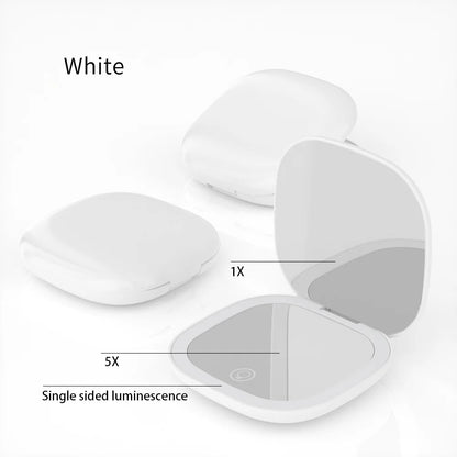 Foldable LED Pocket Makeup Mirror