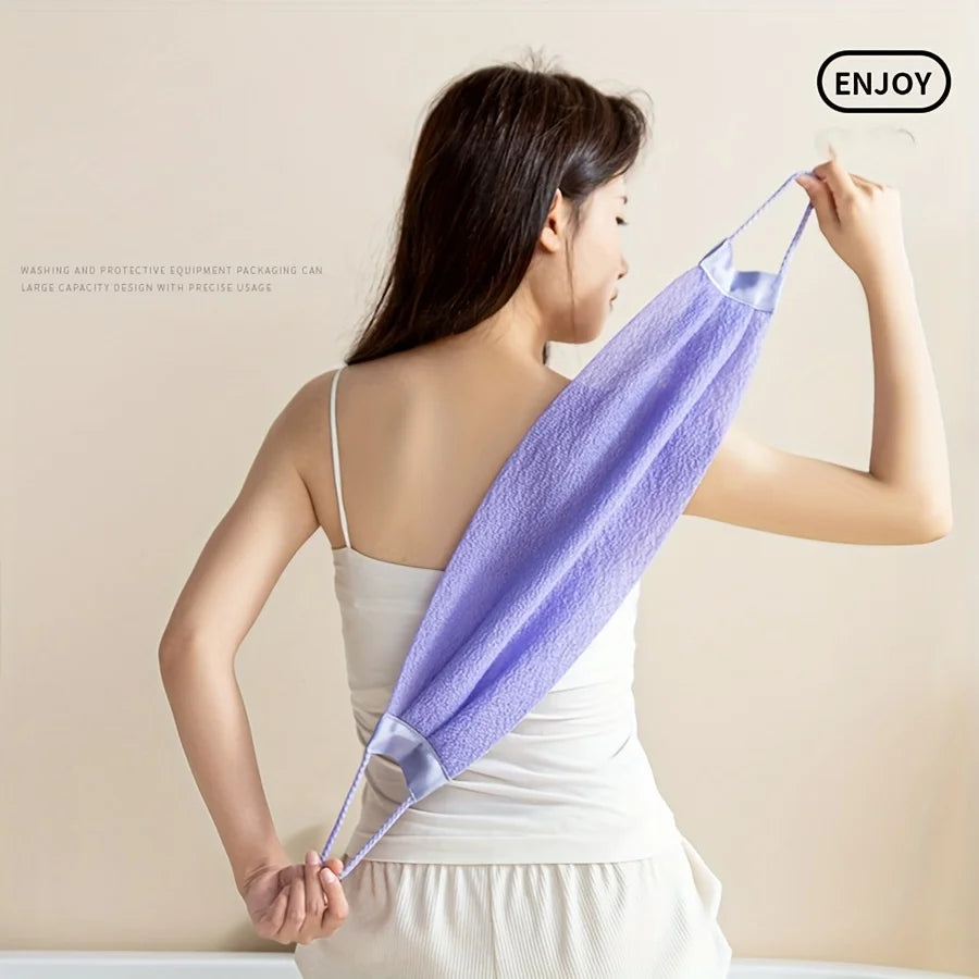 Extra-Long Exfoliating Back Scrubber Towel