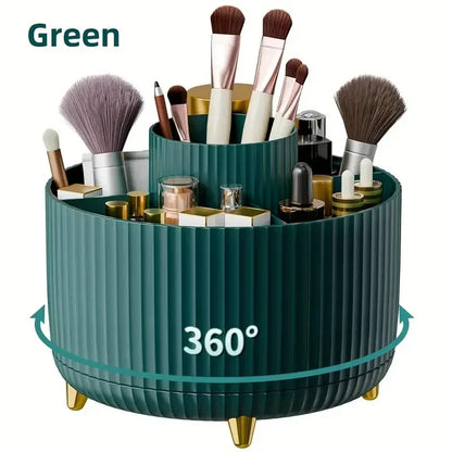360° Rotating Makeup Brush Holder