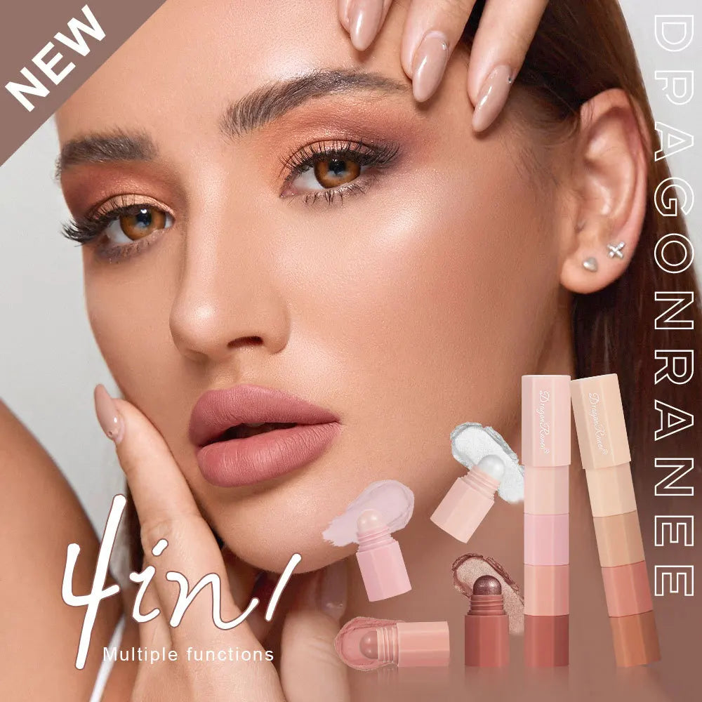 4-Color Waterproof Lazy Eyeshadow Pencil Set