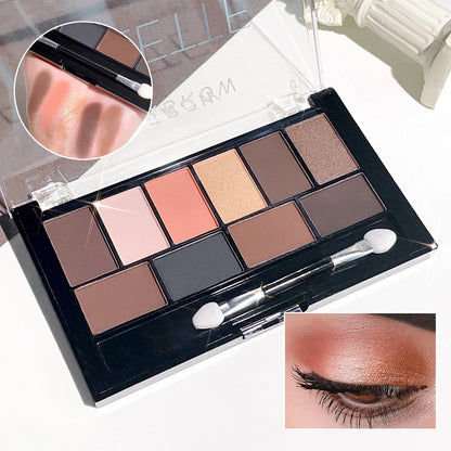Ten-Color Nude Eyeshadow Palette