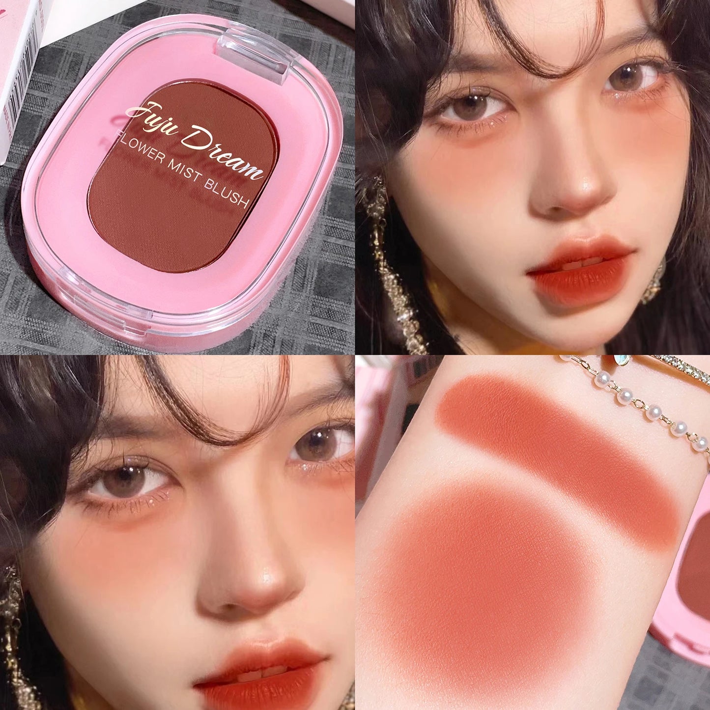 Monochrome Matte Flower-Mist Blush