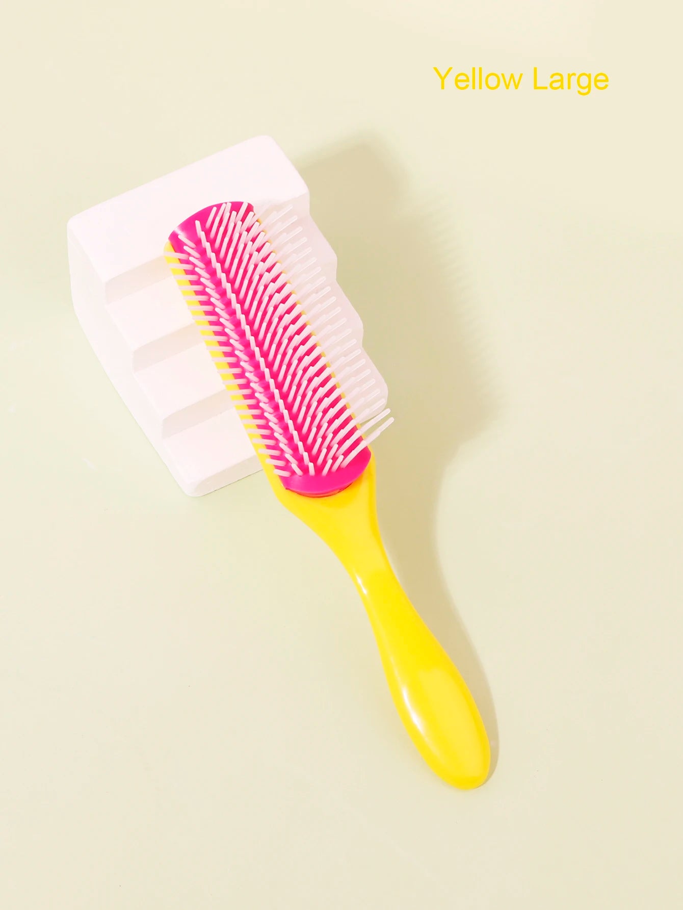 Detachable 9-Row Curly Hair Brush for Wet Detangling Massage