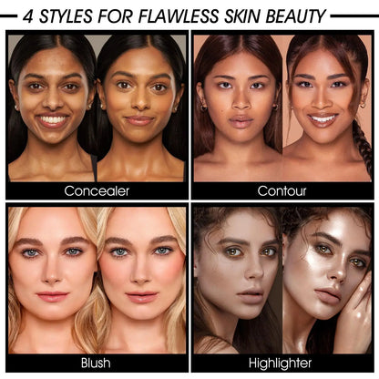 12-Color Blusher & Face Palette