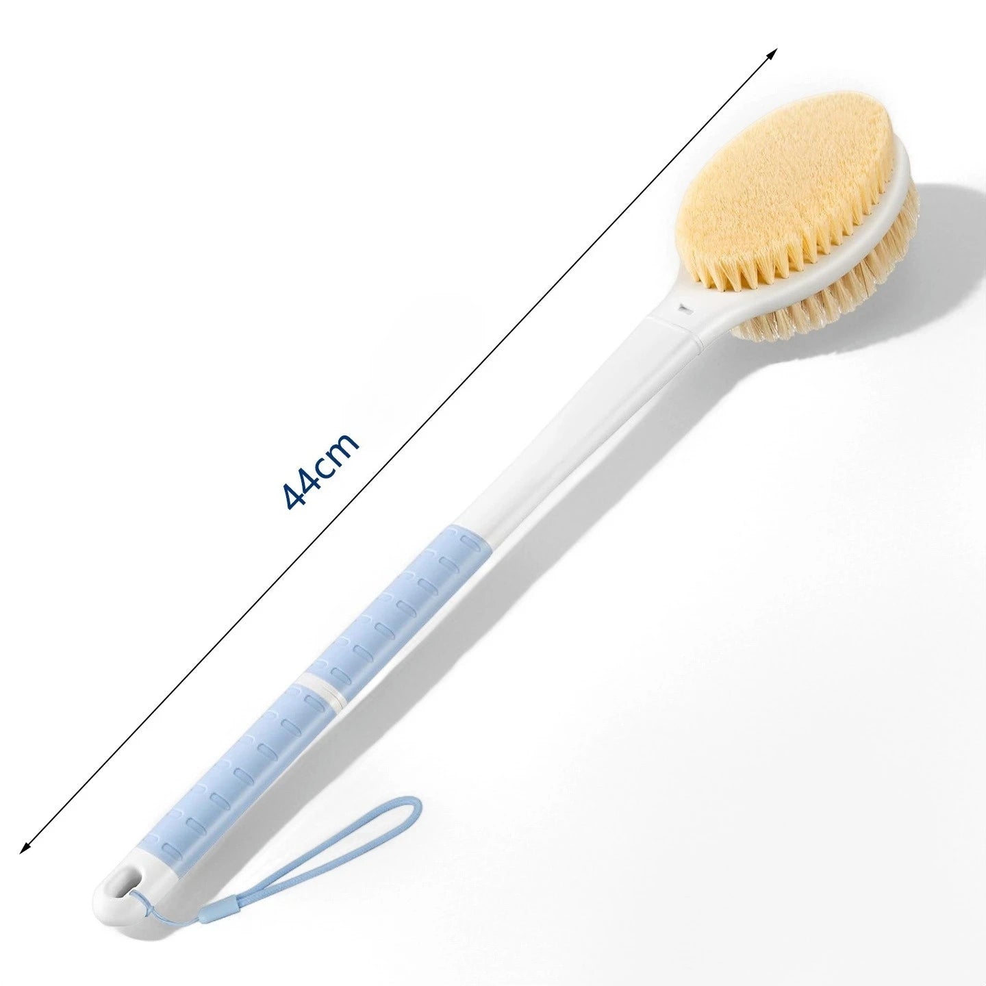 Dual-Bristle Long-Handle Back Scrubber Brush