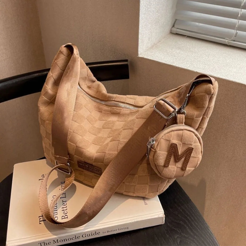 Large Capacity Korean Crossbody Dumpling Bag