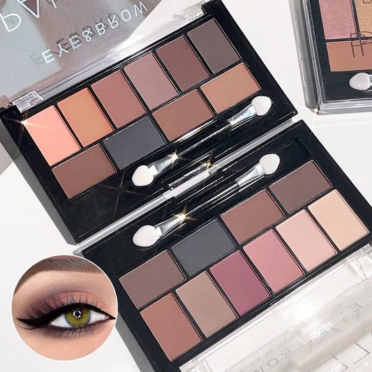 Ten-Color Nude Eyeshadow Palette