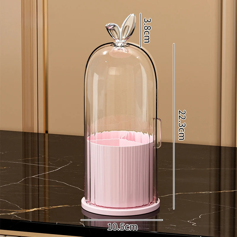 360° Rotating Dustproof Makeup Brush Holder