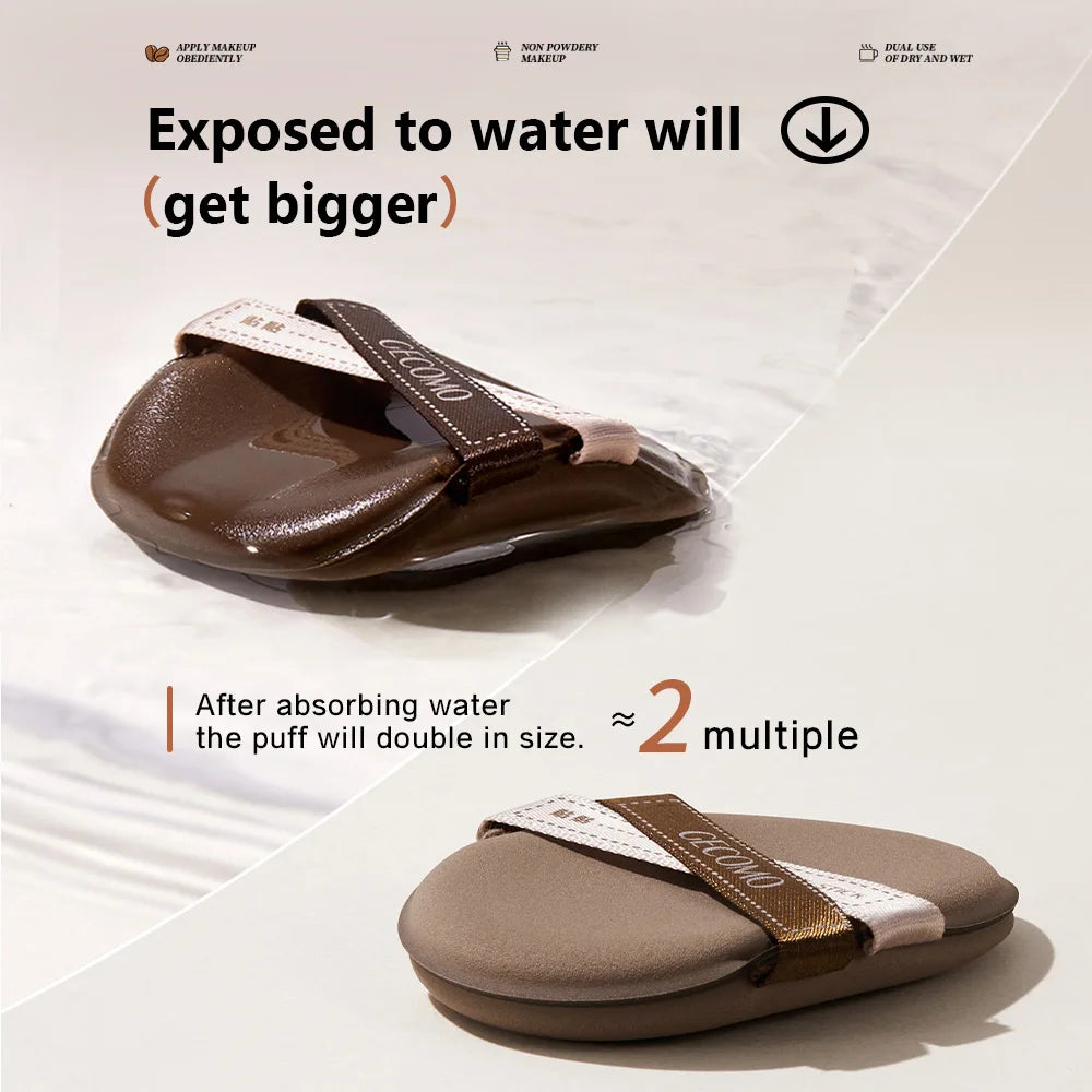 Two-Pack Soft Powder Puff Set