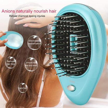 Portable Ionic Electric Hairbrush